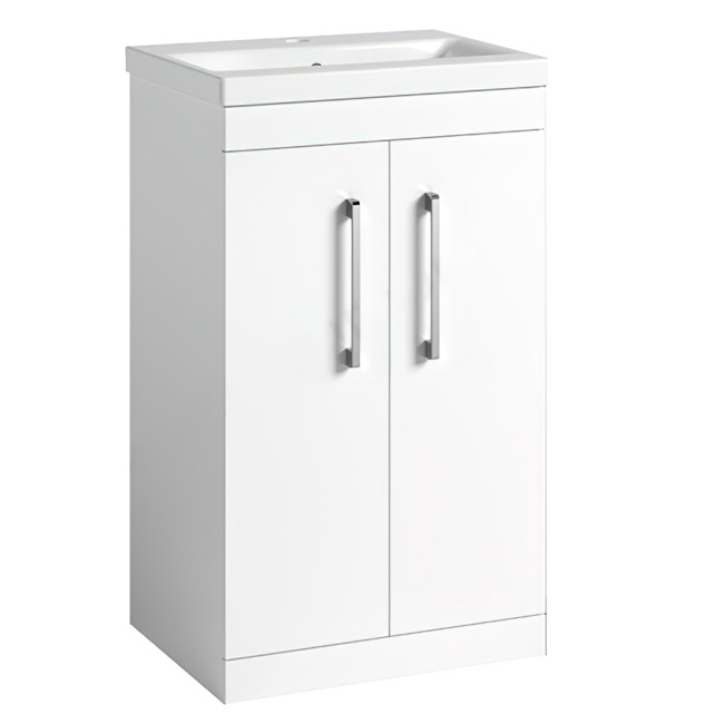 Essential Montana 500mm 2 Door Floor Standing Unit And Basin