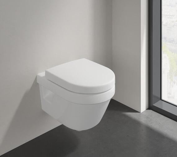 Villeroy And Boch Architectura 350 x 480 x 340mm WallHung Rimless WC