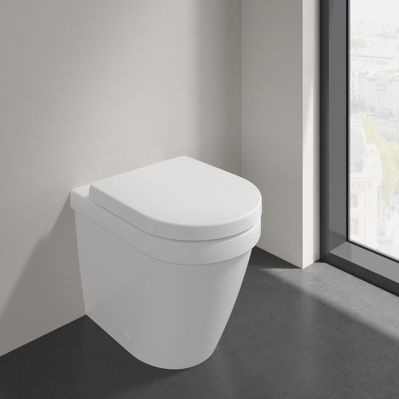 Isoleren tafereel Parel Villeroy And Boch Architectura Rimless Washdown Back To Wall WC Pan