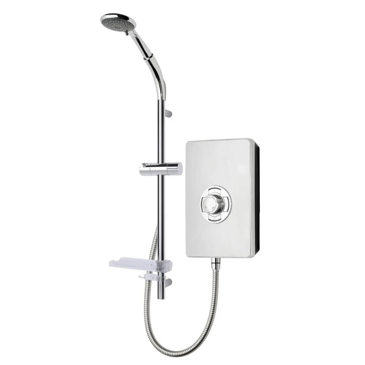 8.5 KW Triton Showers RECOL208GUNMTL Collection II Contemporary Electric Shower 