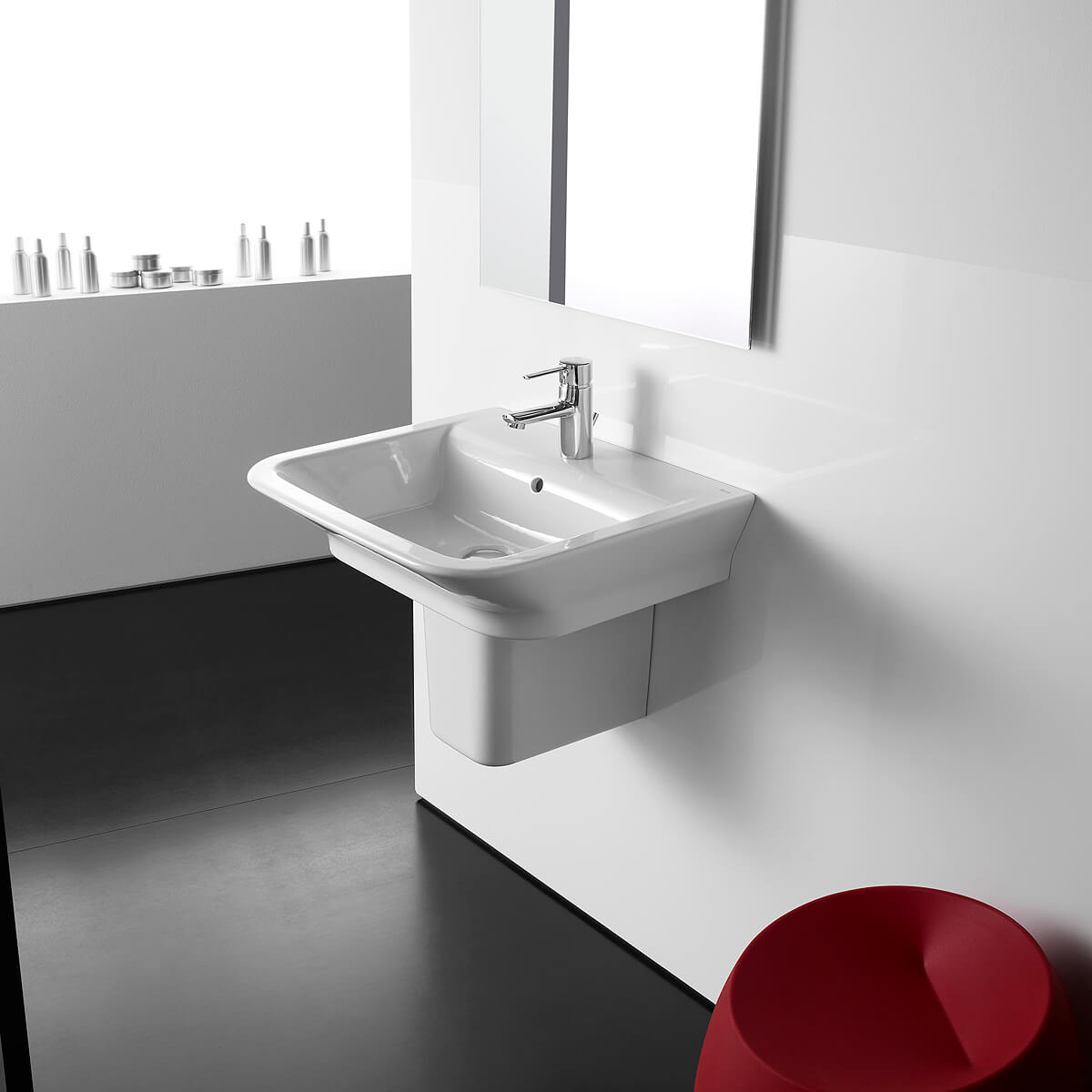 Roca The Gap 600mm Vitreous China Wall Hung Basin - 327474000