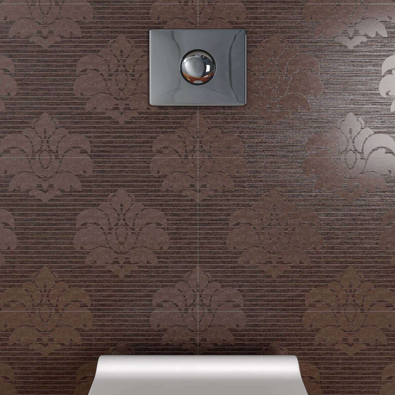 GROHE 38573000 Skate WC Wall Plate 
