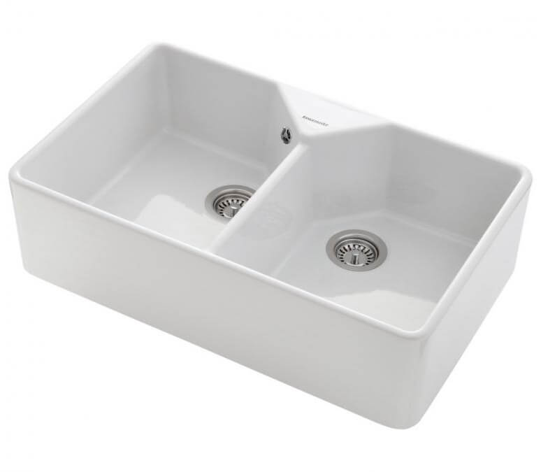 Rangemaster Farmhouse 793 X 491mm Fire Clay Ceramic White Belfast Sink   L 2022 8 27  9 51 24 21 