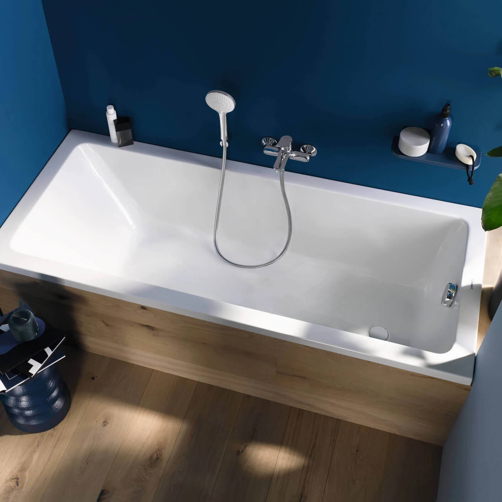 Duravit No.1 1700mm Single Ended Rectangular Built In Bath White Alpin