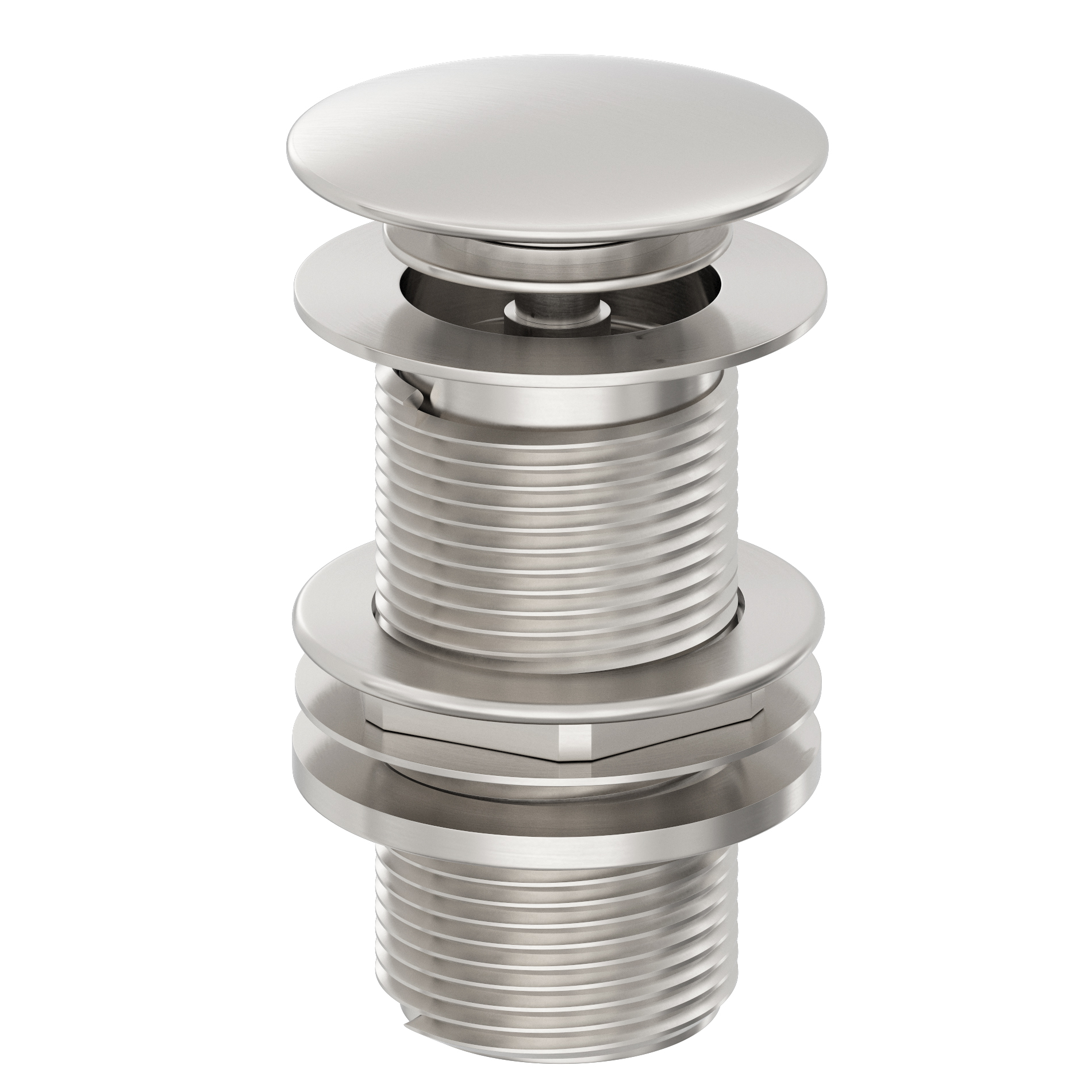 thumbnail image 2 of Heritage Basin Waste Porcelain Plug With Chrome – THC10P – Bathroom Sink Stopper 2 of 6