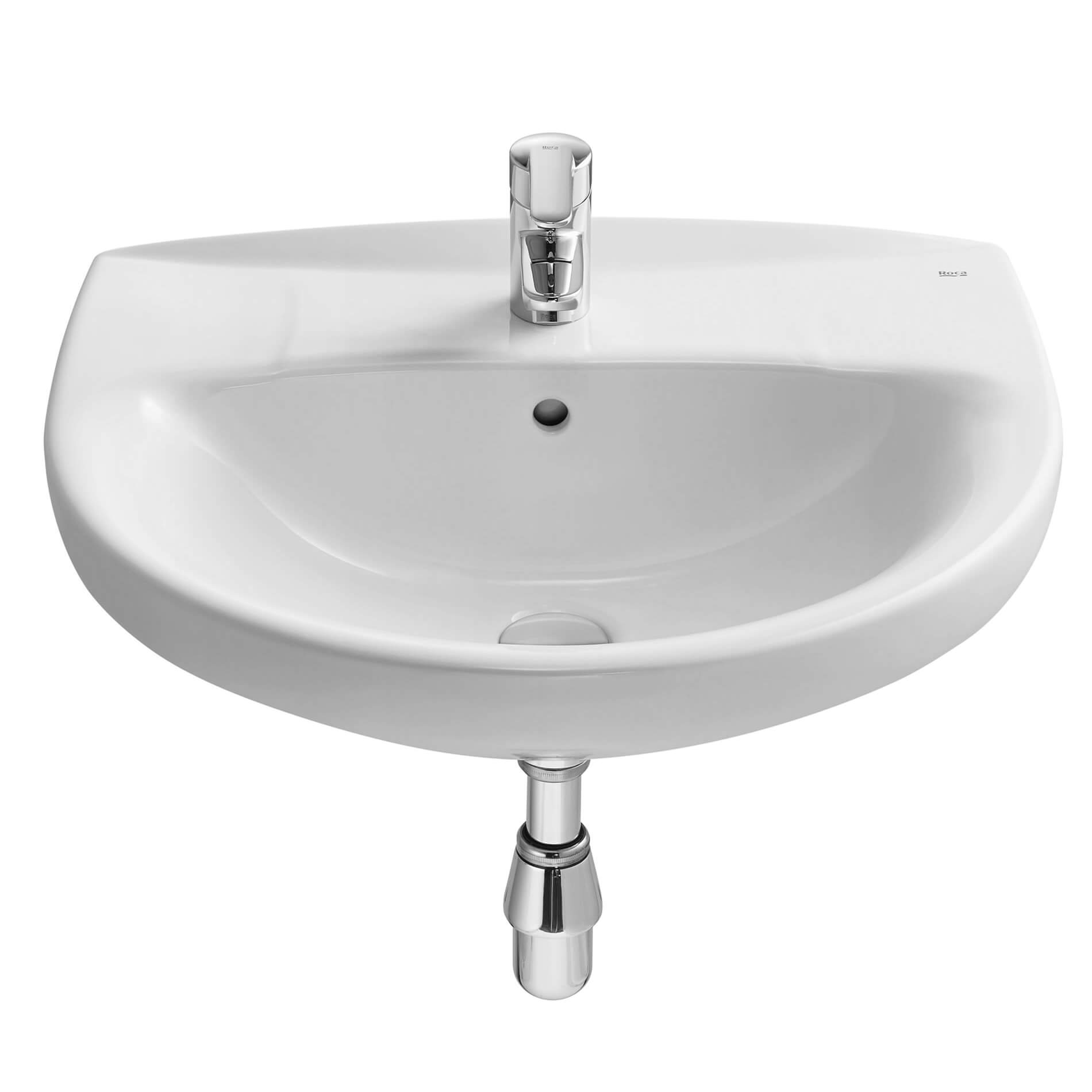 Roca Laura 1 Tap Hole Wall Hung Basin 520mm Wide - 325394000