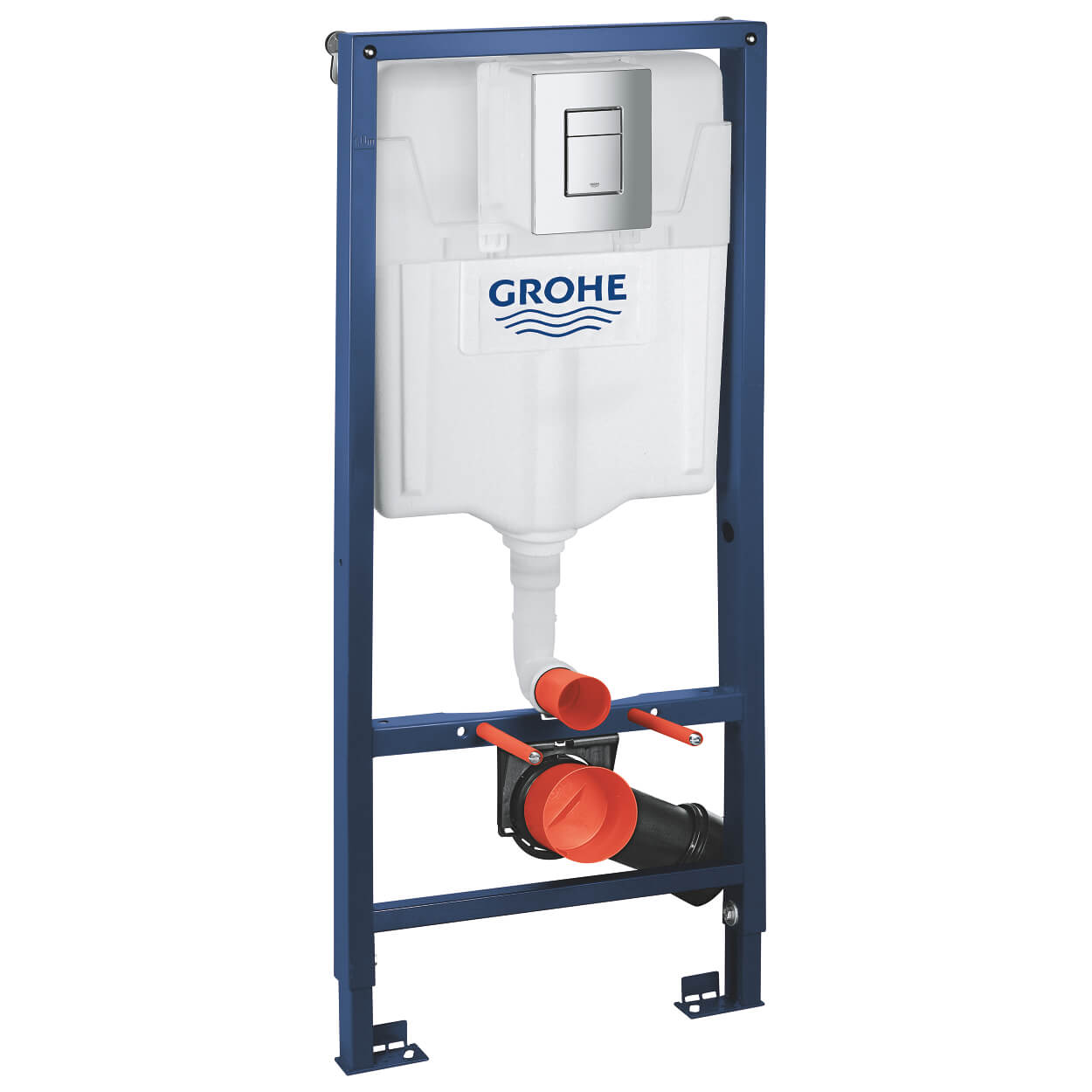 thumbnail image 2 of GROHE Skate WC Flush Plate - Alpine White Push Plate For Toilet With Eco Joy Technology 2 of 11