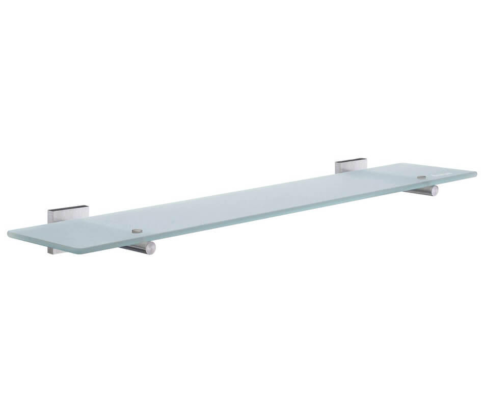 Smedbo House 600mm Frosted Glass Bathroom Shelf