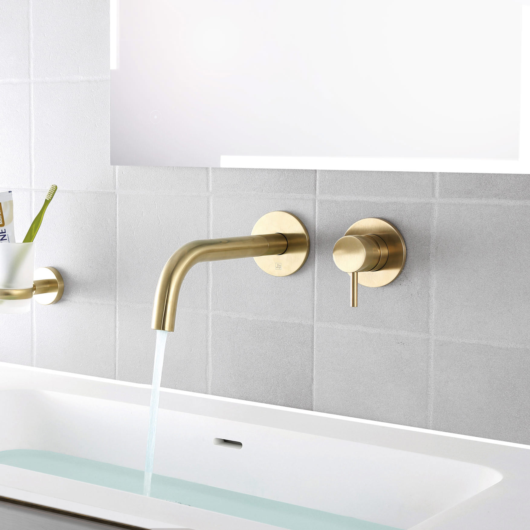 QS Basics VOX Wall Mounted 2-Hole Basin Mixer Tap