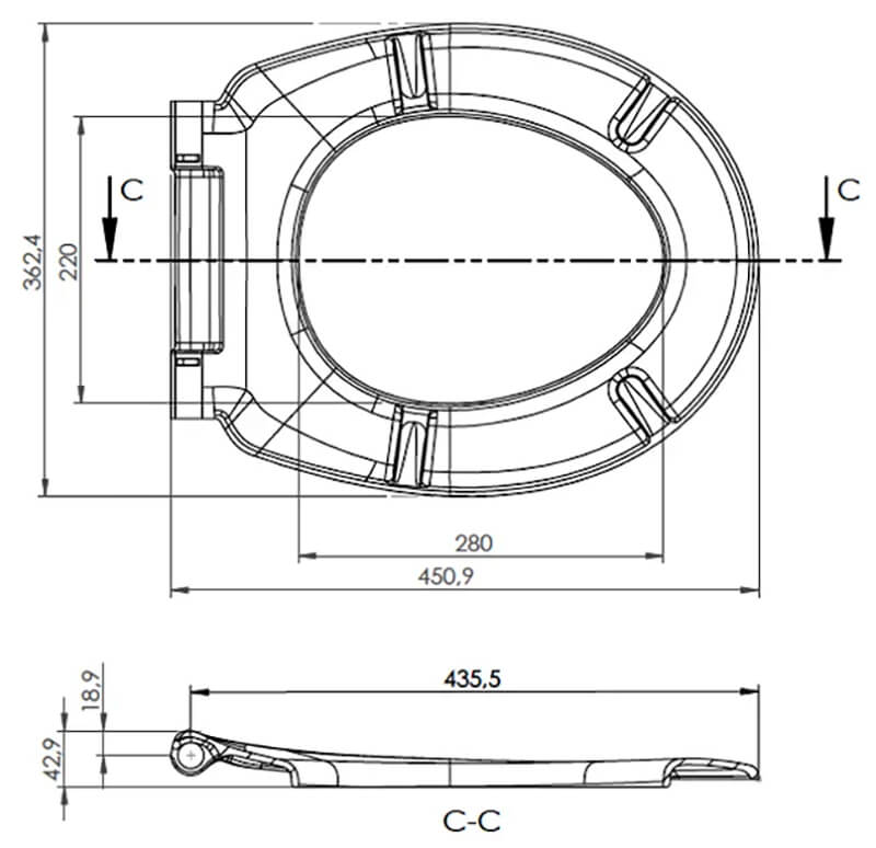 Roca Laura SoftClose White Seat And Cover Z8013SC005