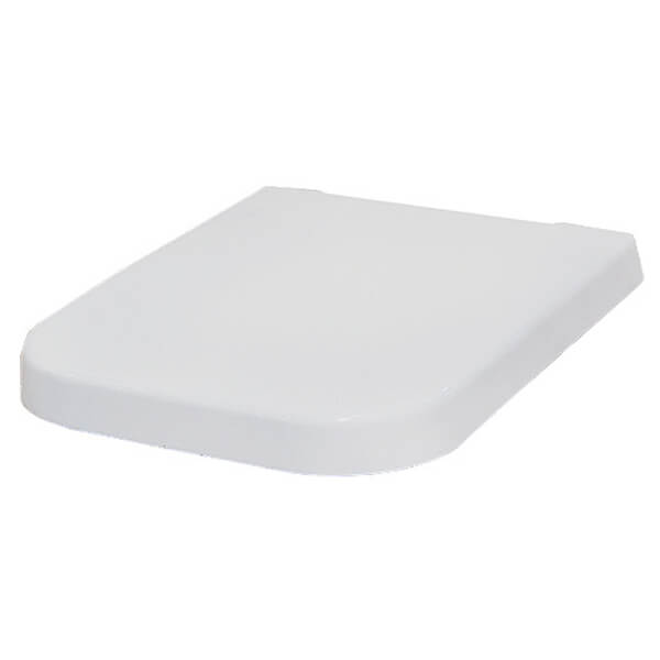 RAK Series 600 Slim White Wrap Over Soft Close Seat Urea RAKSEAT014