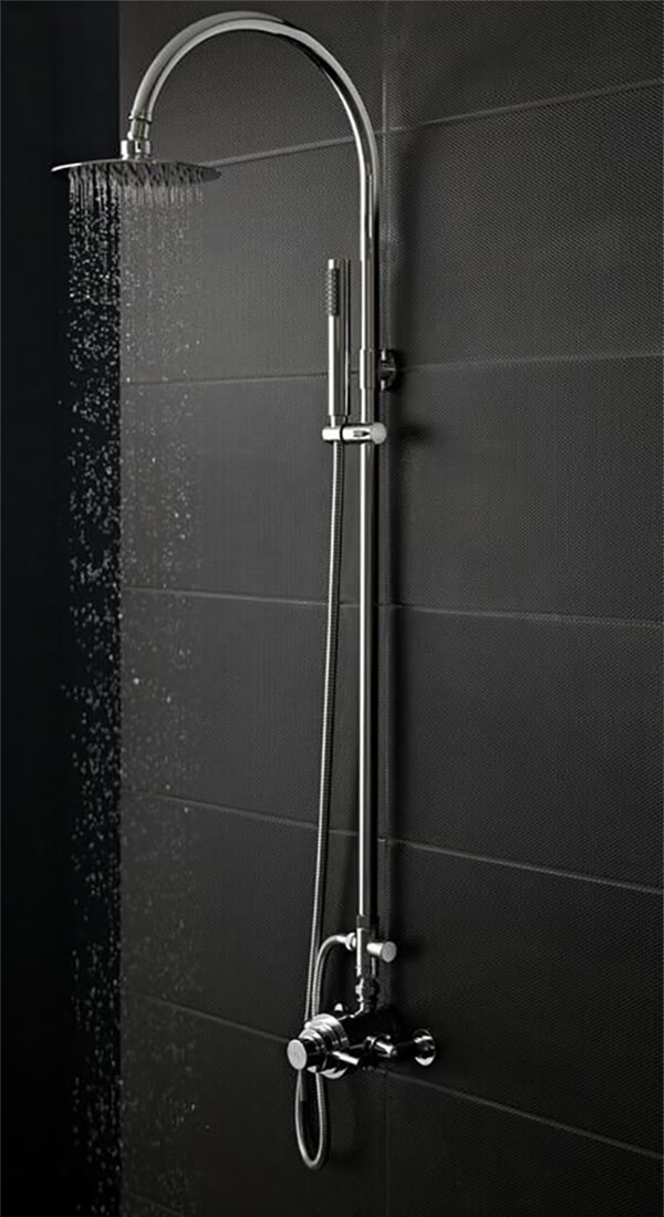 Hudson Reed Tec Dual Thermostatic Shower Valve Chrome JTY025