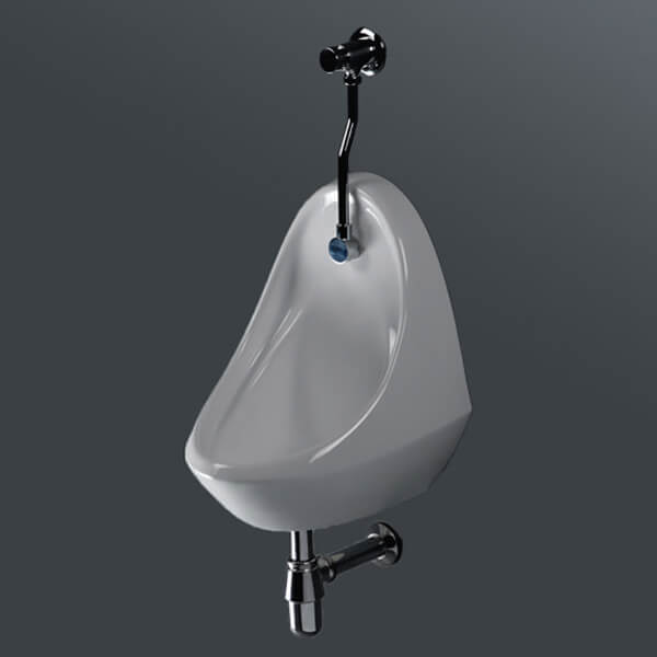 RAK Jazira 355 x 330 x 445mm White Urinal Bowl With Brackets
