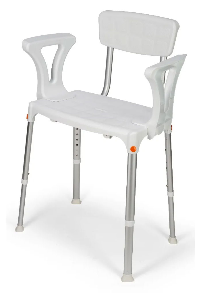 Croydex Inclusive White Plastic Shower Chair