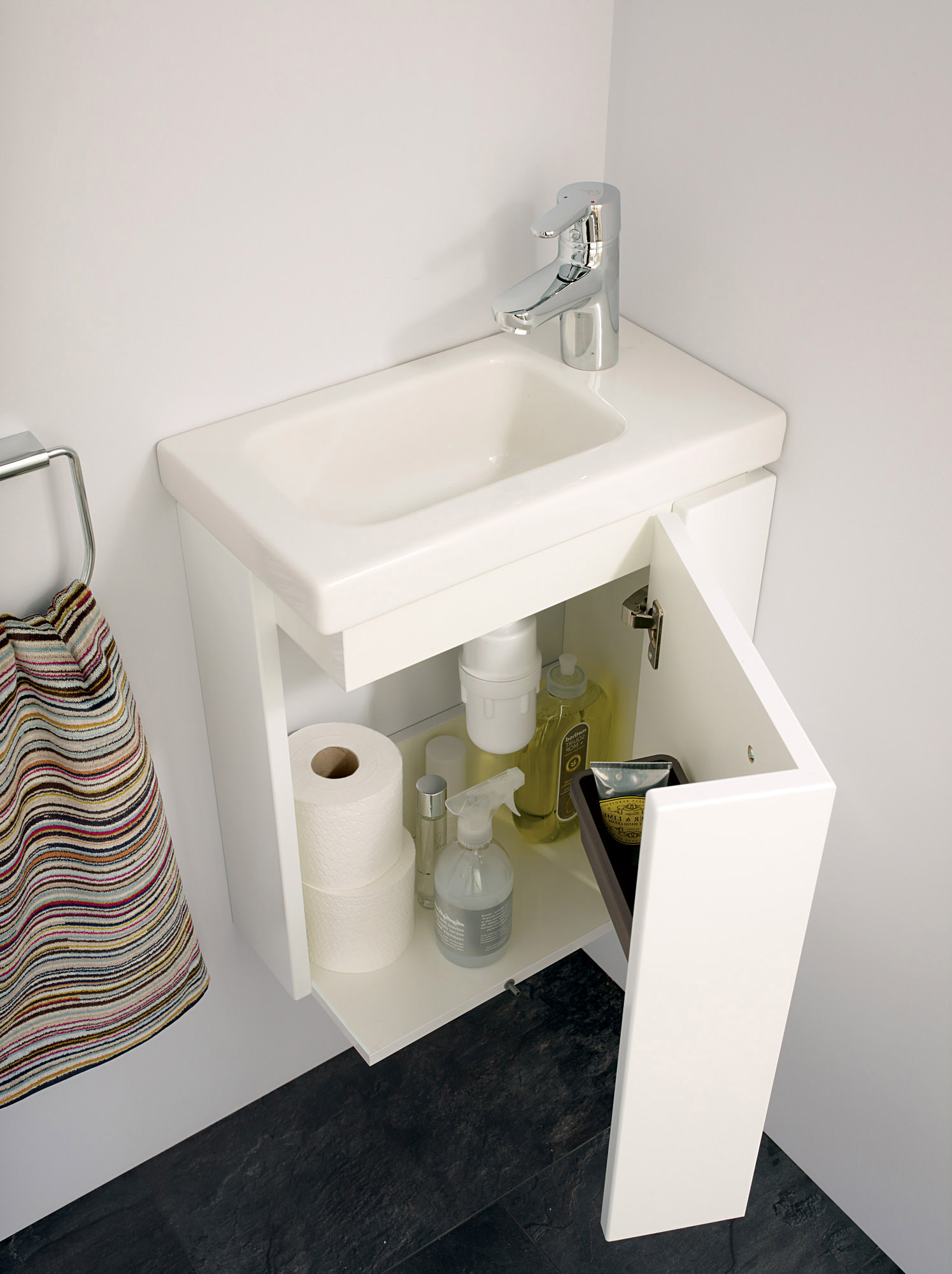 Ideal Standard Concept Space 450mm Wall Vanity Unit With Basin RH