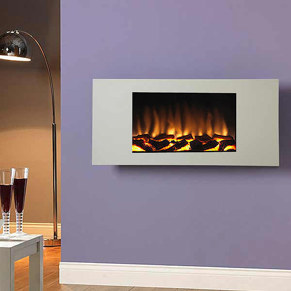 Marino XL Remote Control Wall Mounted Electric Fire Cream CWRL30RE