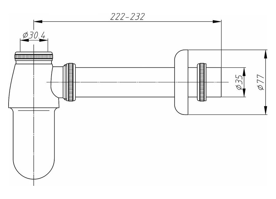 Premier Bathroom Traditional Bottle Trap For Basin - EA370