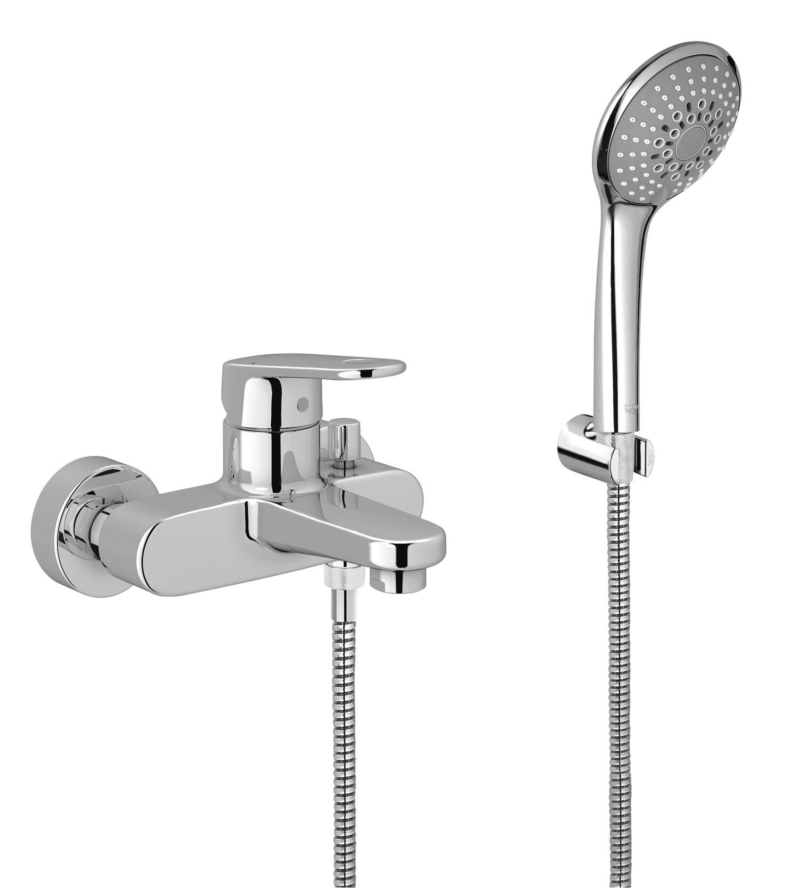 Grohe Europlus Bath Shower Mixer Tap With Shower Kit 33547002