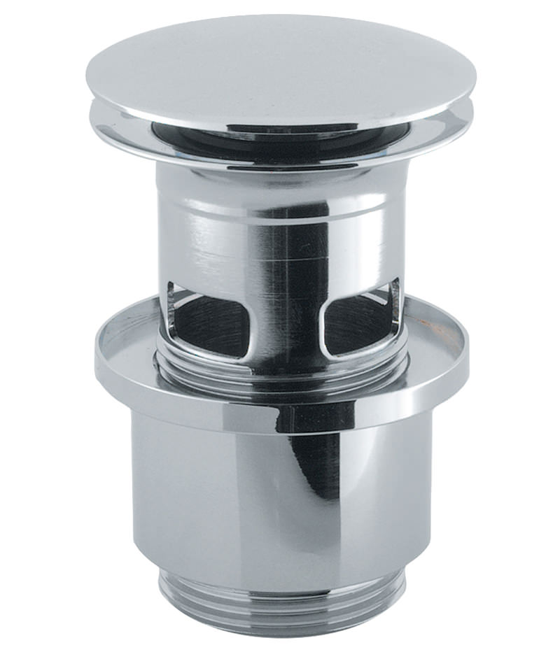 Bauhaus Click Clack Slotted Basin Waste Chrome Also Available In