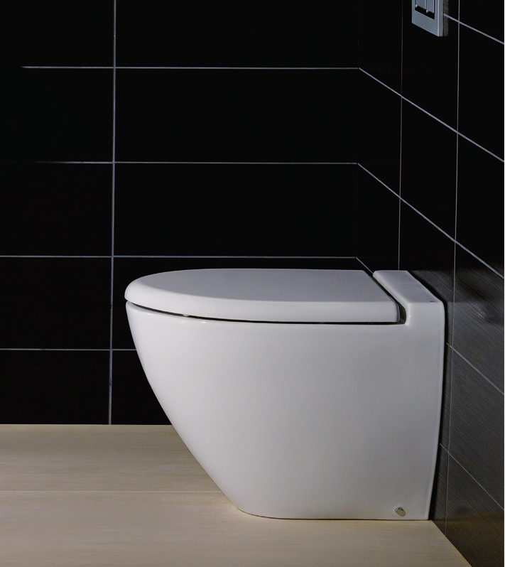 RAK Reserva Back To Wall WC Pan With Standard Toilet Seat 555mm