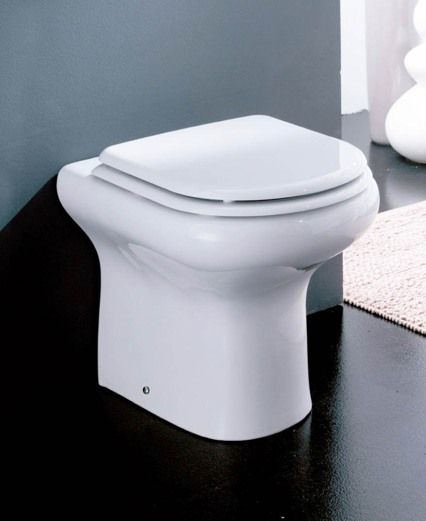 RAK Compact Back To Wall WC Pan With SoftClose Toilet Seat 510mm