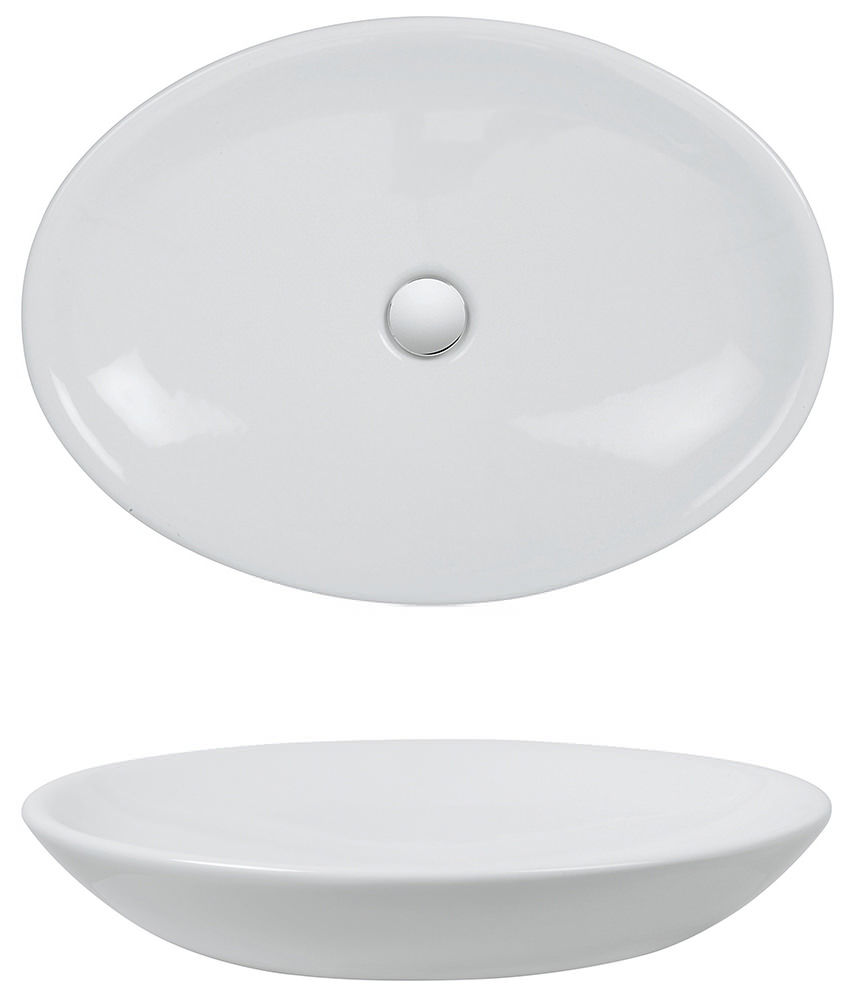 Bauhaus Scoop Countertop 620 x 500mm Basin - CT5038UCW