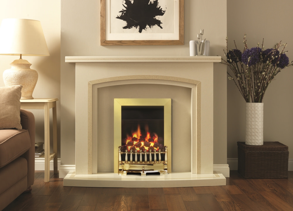 Blenheim C1 Full Depth Manual Control Inset Gas Fire Brass 0594151