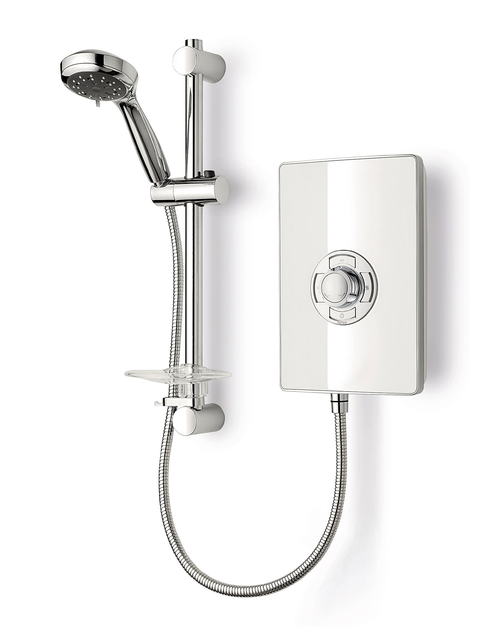 Triton Aspirante White Gloss Electric Shower 9.5 Kw ASP09GSWHT