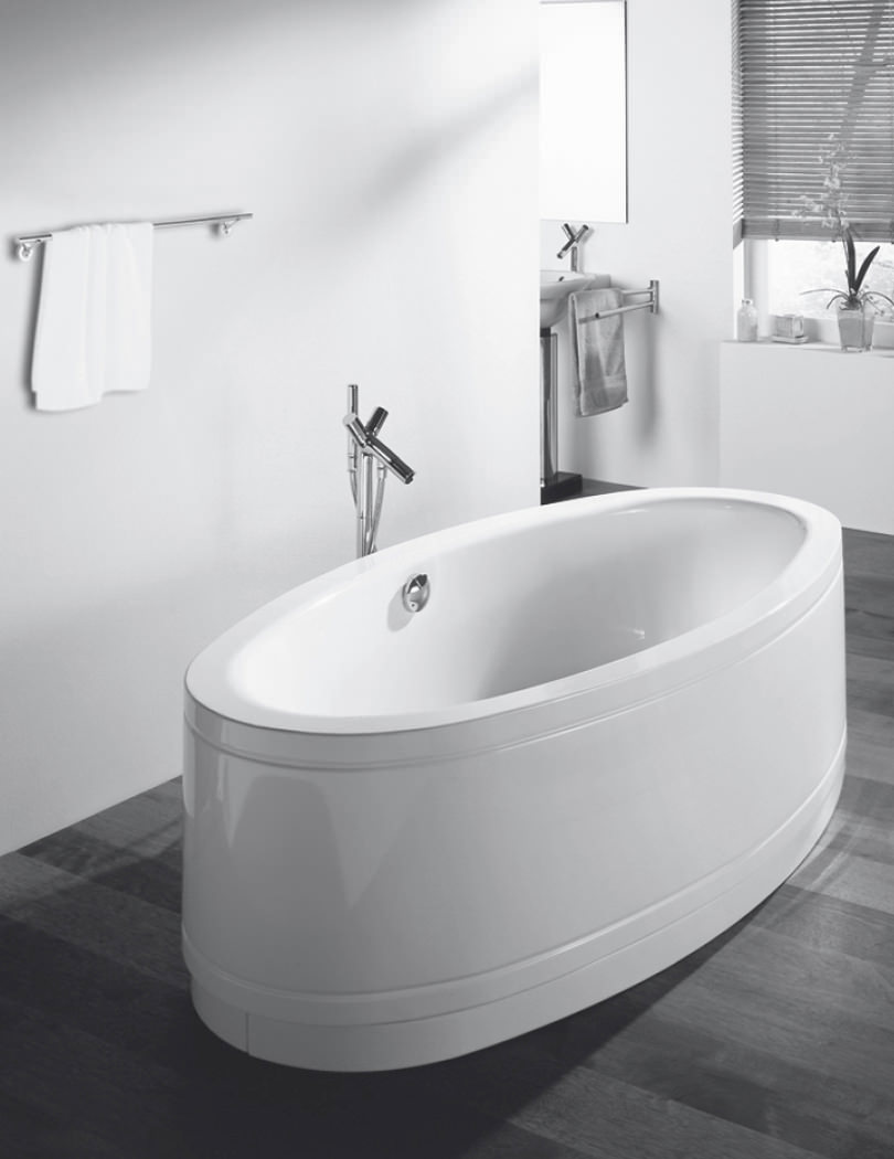 Bette Home Oval Comfort Freestanding Bath 1800 x 1000mm 8994CFXX