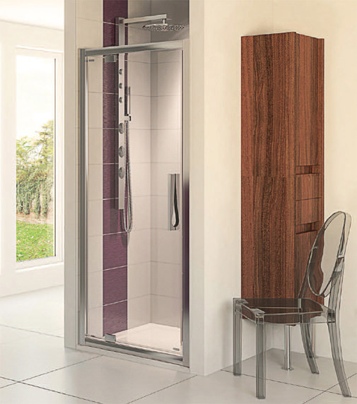 900mm pivot shower door