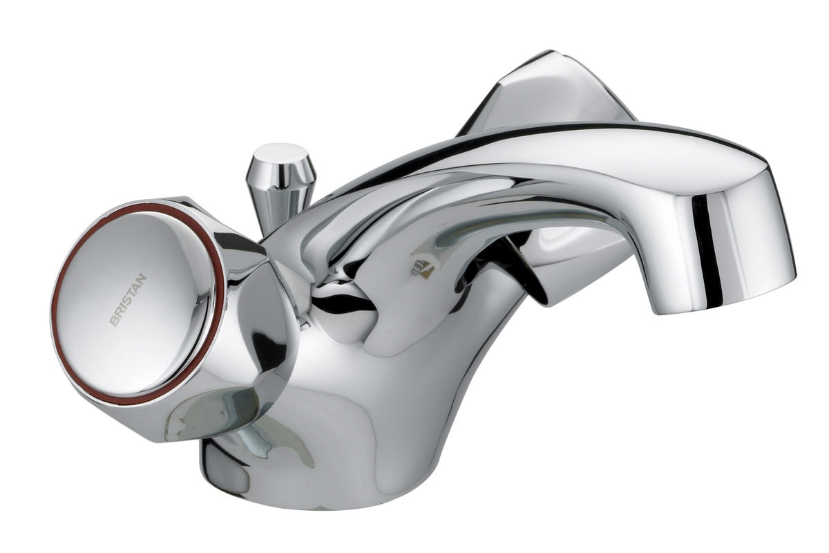 Bristan Value Club Dual Flow Basin Mixer Tap With Pop Up Waste VAC