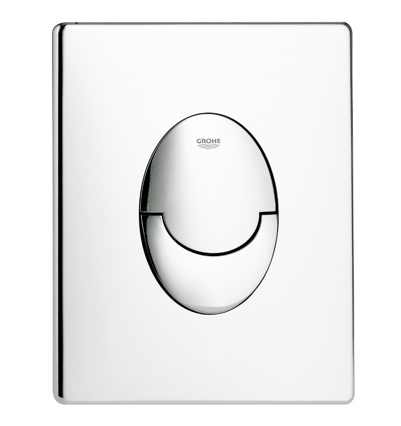 Grohe Skate Air Dual Flush Vertical Wc Wall Plate Chrome 38505000