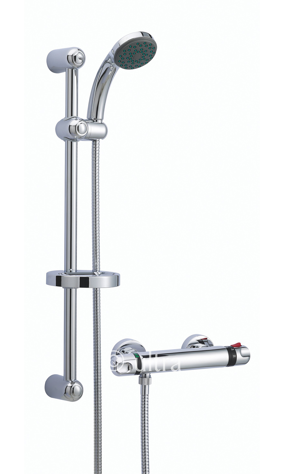 Premier Bathroom Dune Thermostatic Bar Shower With Slide ...