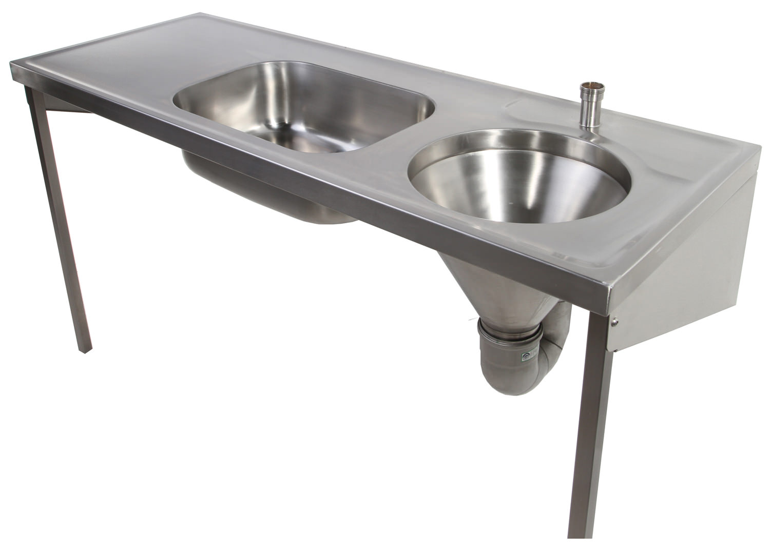 Twyford SS 1600 x 600mm Disposal HopperSink And WorktopTop Inlet