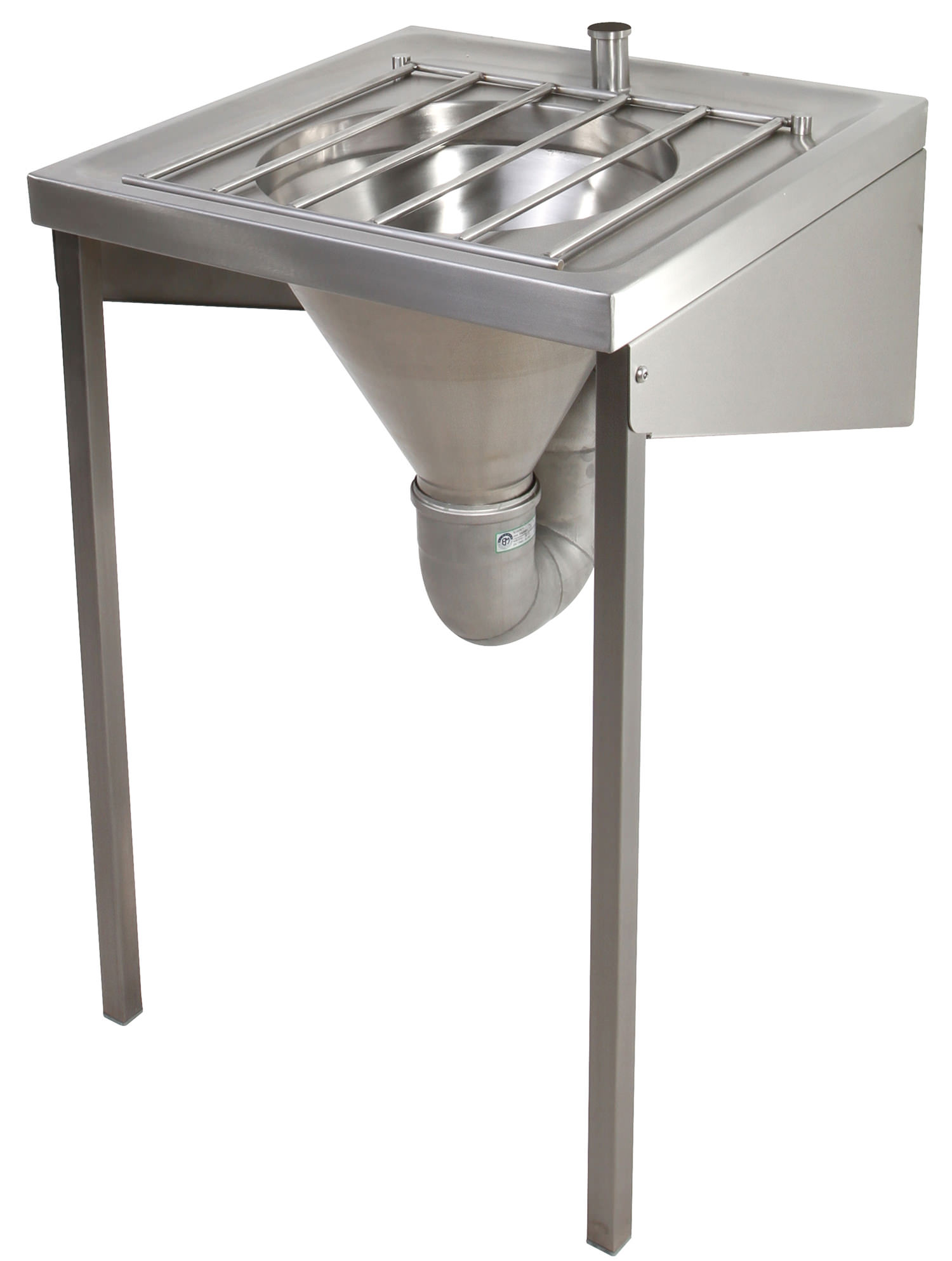 Twyford SS Wall Mounted Disposal Hopper With Grating PS8109SS