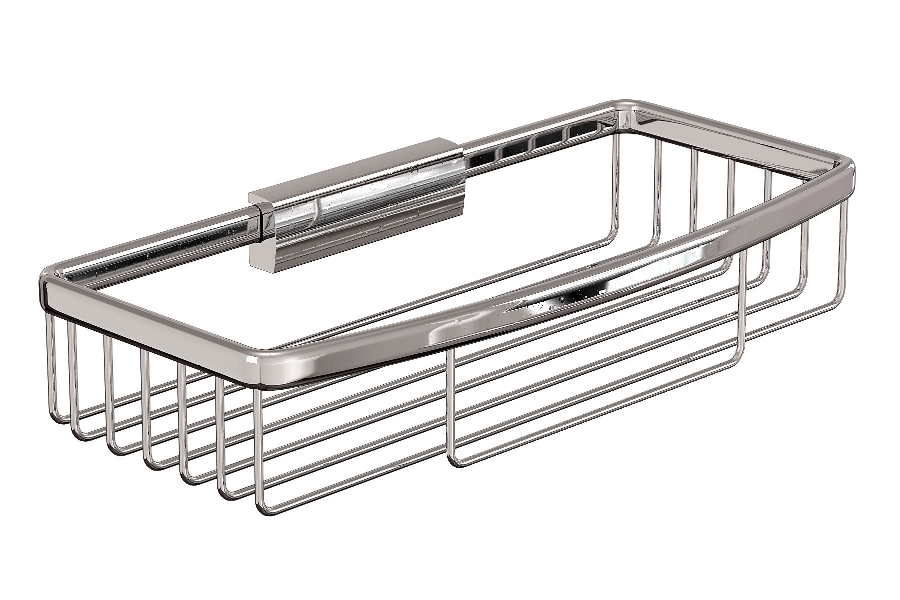 Britton Large Rectangular Chrome Wire Basket | A29CHR