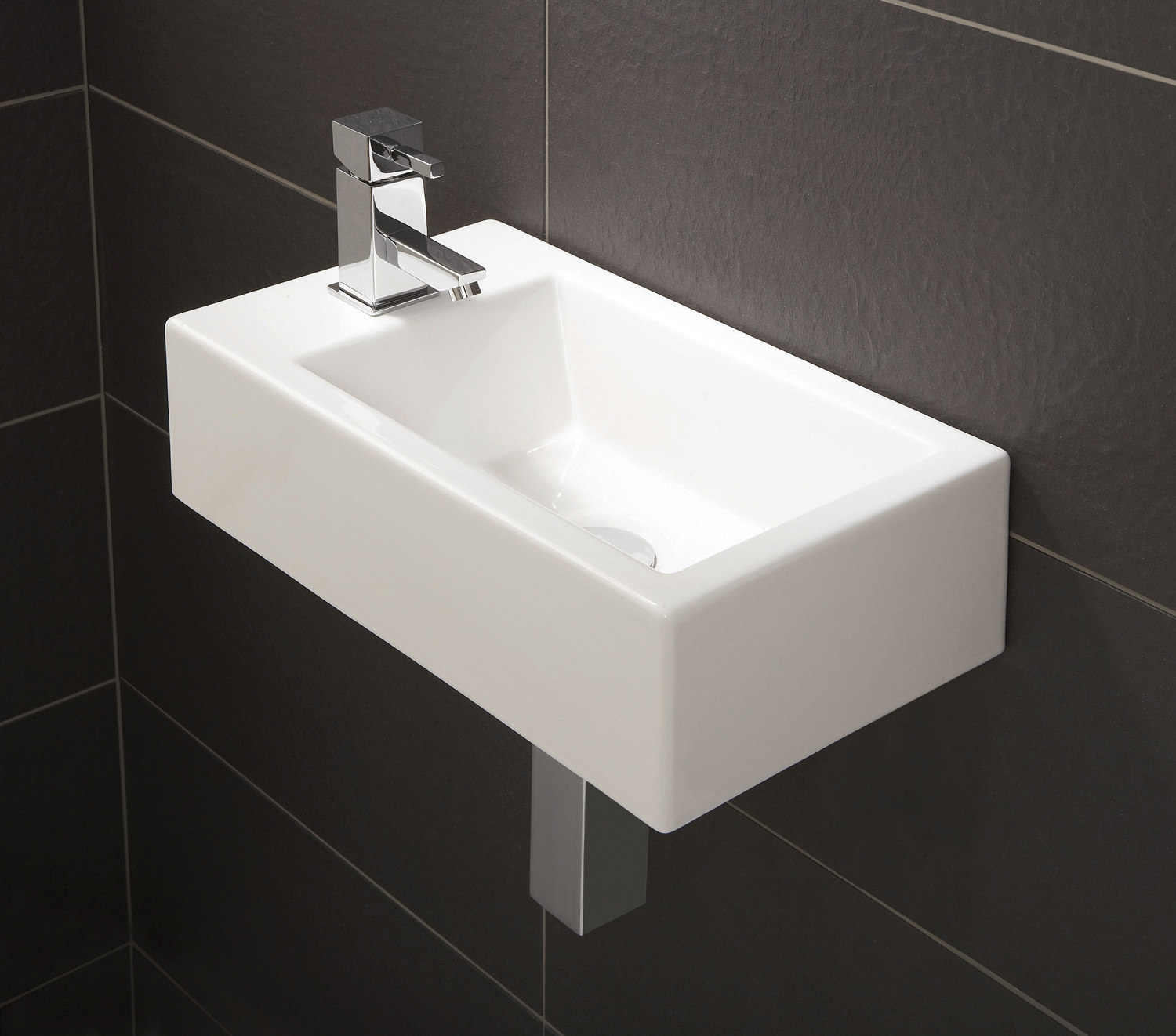 HIB Rialto Metro Cloakroom Basin 440 x 250mm | 9770